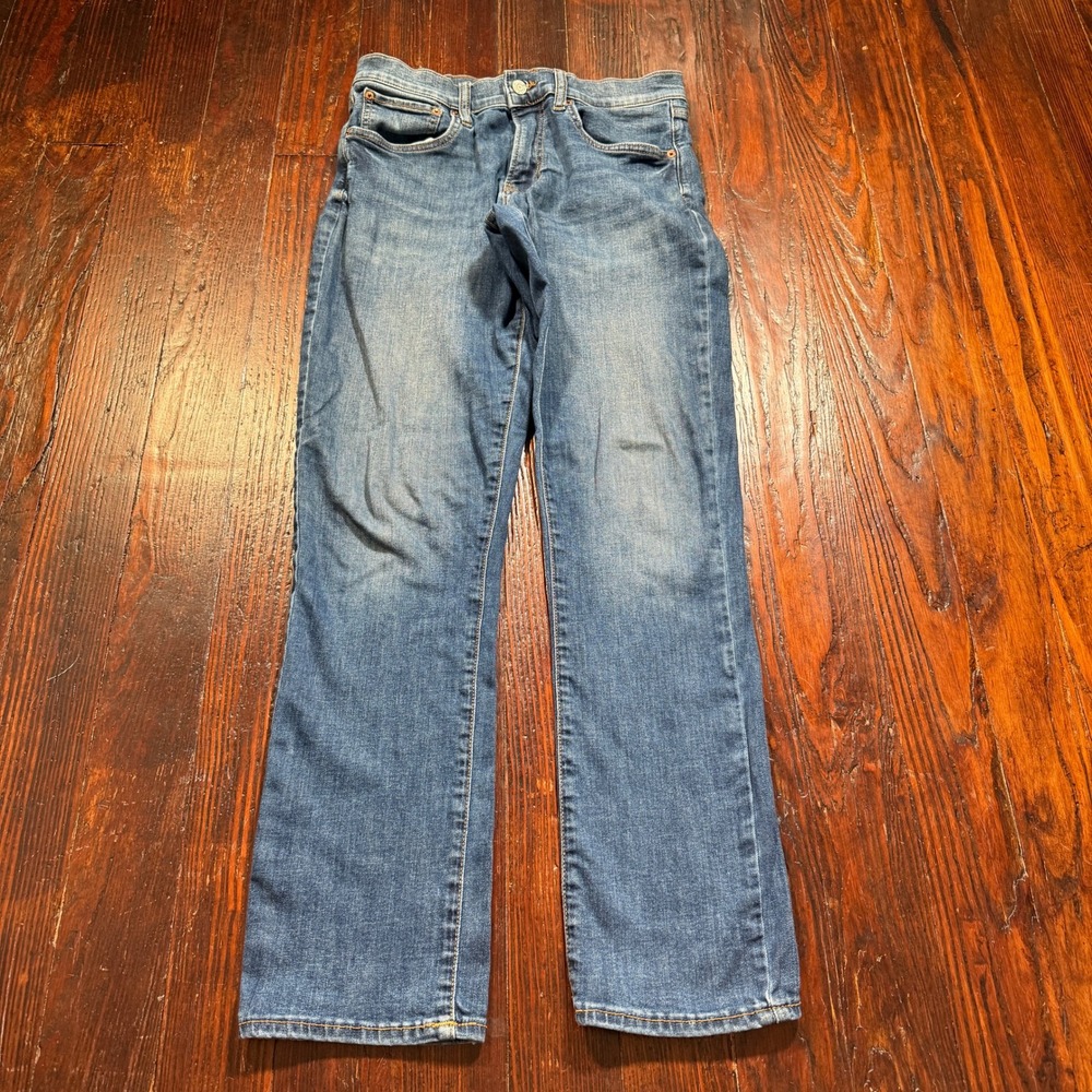 Lucky Brand 223 Straight Jeans Mens 30x32 Blue Medium Wash Stretch Denim
